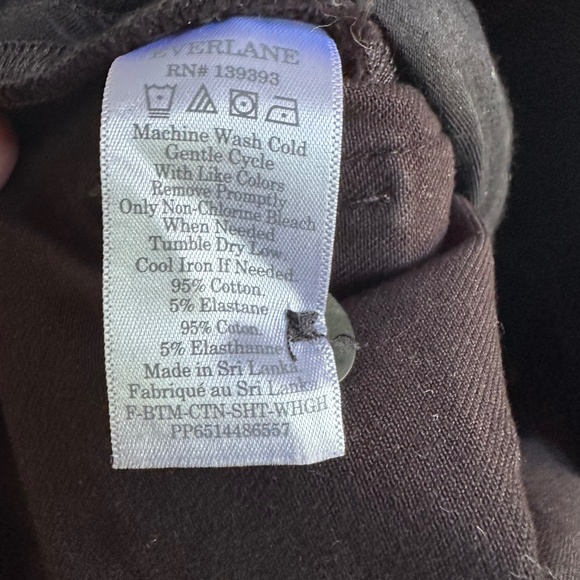 Everlane The Way High Canvas Shorts in Black - Picture 4 of 6